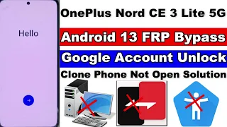 OnePlus Nord CE 3 Lite 5G FRP Bypass Android 13 Without Pc | Latest Method 2023