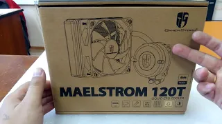 Распаковка Deepcool MAELSTROM 120T RD