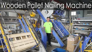 How does European Wooden Pallet Nailing Machine Work?