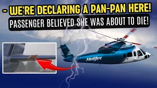 Sikorsky S-76C-2 Helicopter Declares a PAN-PAN with 12 Passengers