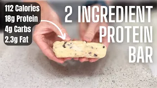 EASY 2-INGREDIENT PROTEIN BARS for WEIGHT LOSS: Low Calorie!