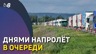 Днями напролёт в очереди. Вереницы фур на молдо-румынской границе