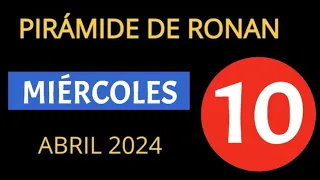 LOTERÍA PANAMA 💕💕PIRÁMIDE DE RONAN 💕10 💕ABRIL 2024