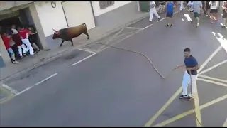 Moment 2 Gored, 1 Dead At Spain Bull Running