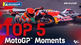 Top 5 MotoGP™ Moments by Michelin | 2021 #BritishGP