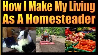 HOW I MAKE MY LIVING AS A HOMESTEADER.  A Life Of Self Reliance.