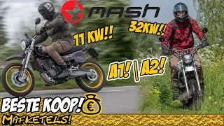 Beste Koop 2021! Mash A1 en A2 Occasion Rijtest