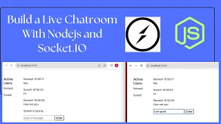 Real-Time Chat Application using Socket.IO and Node.js|Build a Live Chatroom with SocketIO#sockets