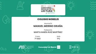 Colegio Nobelis | 1º ESO | 1ºC | Manuel Merino Graña