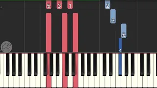 Allegro - Suzuki Book 1 - Synthesia Piano Tutorial