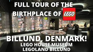 Full Tour of LEGO Birthplace Billund, Denmark! Official LEGO House Museum, Legoland, and More!