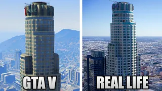 GTA 5 vs REAL LIFE - Los Santos vs Los Angeles Comparison