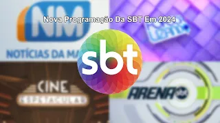 Nova Programação Do SBT Em 2024 (SIMULAÇÃO)