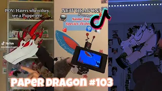 Dragon Puppet TikToks - Paper Dragon TikTok Compilation #103