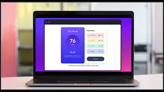 Frontend Mentor Challenge | Results summary component | HTML-CSS-Js | No Talking