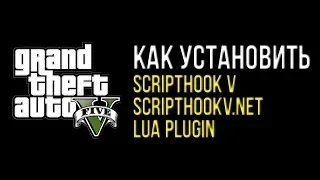 How to install ScriptHook V / ScriptHookVDotNet / LUA Plugin for GTA 5