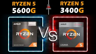 2022: AMD Ryzen 5 5600G Vs AMD Ryzen 5 3400G Test on 19 Games  | Is Ryzen 5 3400G still good?