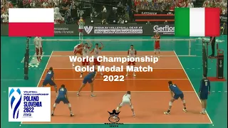 Semeniuk vs Giannelli - Poland vs Italy - Gold Medal Match - World Championship 2022 Men - Highlight
