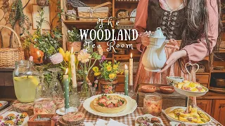 Spring Afternoon at The Woodland Tea Room: Cottagecore Baking & Crafts 🌼 Cosy Forest Cottage ASMR