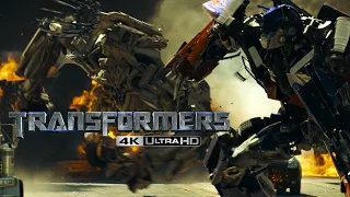 Transformers (2007) - Highway Battle (4K HDR) | High-Def Digest