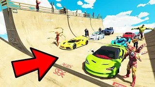 FINDING The LONGEST JUMPING SUPERCAR From MY QUADRILLIONAIRE COLLECTION in GTA 5 (GTA V #22)