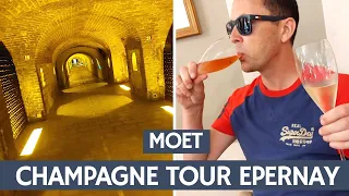 MOET CHAMPAGNE TOUR | EPERNAY FRANCE