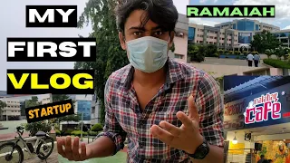 My First Vlog of 2021 ||Ramaiah college tour | Life in a startup