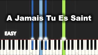 A Jamais Tu Es Saint | EASY PIANO TUTORIAL BY Extreme Midi