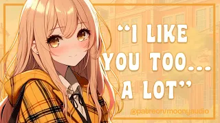 ASMR | Popular Girl Finds Out You Like Her [F4A] [Popular Girl x Shy Listener]  [Friends to?]