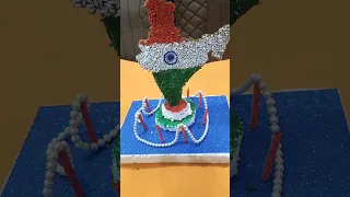 Happy Republic Day || How to decorate India Map #shorts #viral