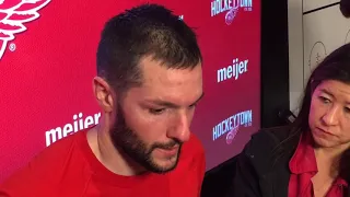 What has been clicking for Red Wings’ Jonathan Bernier?