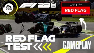 How Many RED FLAGS can you get in a Single F1 23 Race? | F1 23 Red Flag Test