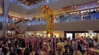 [4K] Teng Yang at Paragon, High Pole Lion Dance & Dragon Dance on 15 Feb 2024