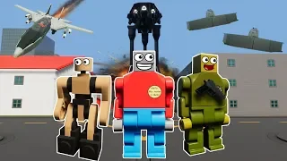 LEGO ALIEN INVASION VS LEGO CITY MOVIE! - Brick Rigs Gameplay Challenge - Lego Alien Movie
