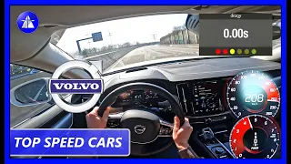 Volvo V90 T8 TOP SPEED DRIVE ON GERMAN AUTOBAHN *Dragy acceleration 0-100/100-200 km/h *HQ Sound