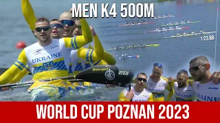 Men's K4 500m FINAL A | UKRAINE CHAMPION 😯 | World Cup Poznan 2023