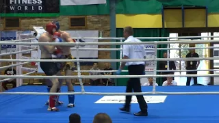 Sebastian Kuźniak Mistrzostwa Polski Low Kick Legnica 2018 - walka 2