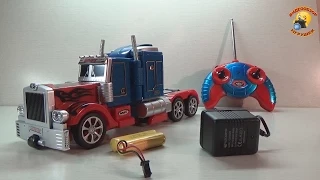 Transformers  Optimus prime обзор игрушки Оптимус Прайм