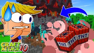 TNT KANONE SPRENGT meinen SHOP! Ich BELAUSCHE SIE HEIMLICH! - Minecraft Craft Attack 10 #83