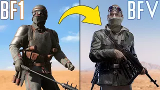 Battlefield 1 vs Battlefield 5 / Comparación / Comparativa