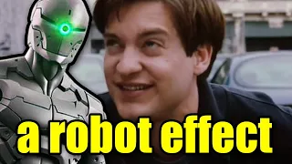 Tobey Maguire “My Back” but this is a robot effect