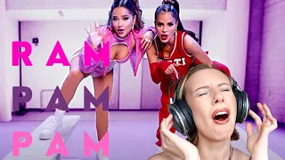 Natti Natasha x Becky G - Ram Pam Pam [official video] REACTION