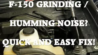 F-150 Grinding / Humming Noise SOLVED! Easy fix to replace the IWE solenoid and check valve