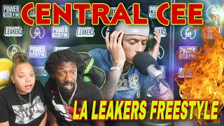 CENTRAL CEE BREAKS DOWN THE UK SLANG! Central Cee L.A Leakers FREESTYLE!!! REACTION!! #centralcee