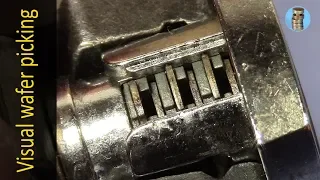 (picking 694) Visually aided wafer lock picking