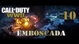 Call of Duty: WW2 PC - CAMPAÑA #10: EMBOSCADA | Gameplay en Español [21:9 1080p60fps ULTRA]