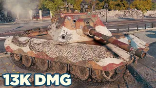 E 100 • 13K DMG 9 KILLS • WoT Gameplay