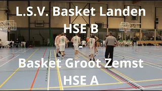 L.S.V. Basket Landen HSE B - Basket Groot Zemst HSE A - 04 april '24