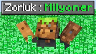 Minecraft ama MİLYONER ZORLUKTA 💸