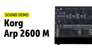 Korg Arp 2600 M Sound Demo (no talking)